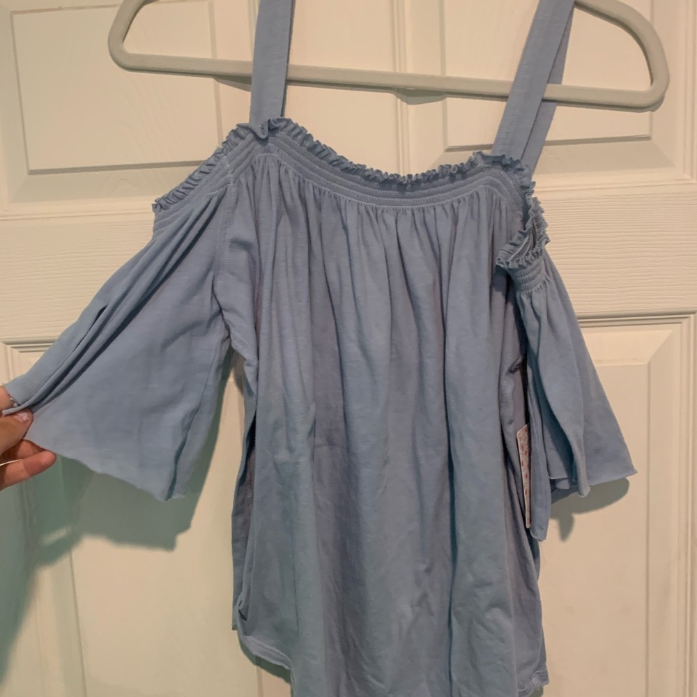 Free People Open Shoulder Top